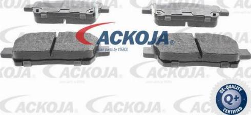 ACKOJA A70-0033 - Тормозные колодки, дисковые, комплект abcparts.ee