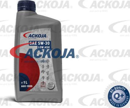 ACKOJA A60-1000 - Mootoriõli abcparts.ee