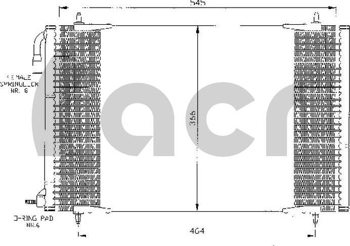 ACR 300084 - Конденсатор кондиционера abcparts.ee