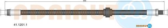 Adriauto 41.1201.1 - Тормозной шланг abcparts.ee