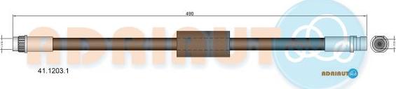 Adriauto 41.1203.1 - Тормозной шланг abcparts.ee
