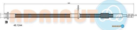 Adriauto 48.1244 - Тормозной шланг abcparts.ee