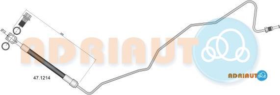 Adriauto 47.1214 - Тормозной шланг abcparts.ee