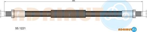 Adriauto 55.1221 - Тормозной шланг abcparts.ee