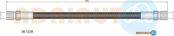Adriauto 06.1238 - Тормозной шланг abcparts.ee