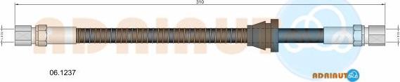 Adriauto 06.1237 - Тормозной шланг abcparts.ee