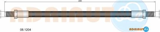 Adriauto 08.1204 - Тормозной шланг abcparts.ee