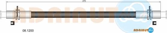 Adriauto 08.1200 - Тормозной шланг abcparts.ee
