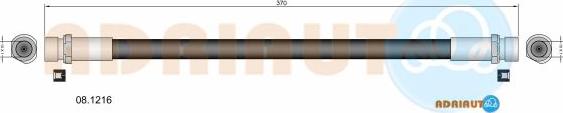 Adriauto 08.1216 - Тормозной шланг abcparts.ee