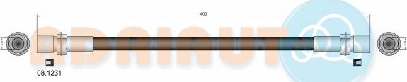 Adriauto 08.1231 - Тормозной шланг abcparts.ee
