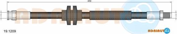 Adriauto 19.1209 - Тормозной шланг abcparts.ee
