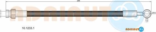 Adriauto 10.1233.1 - Тормозной шланг abcparts.ee