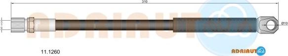 Adriauto 11.1260 - Тормозной шланг abcparts.ee