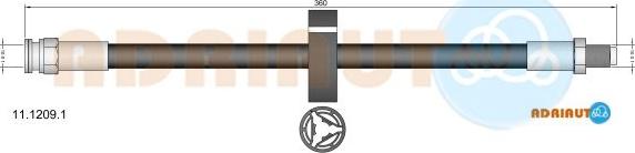 Adriauto 11.1209.1 - Тормозной шланг abcparts.ee