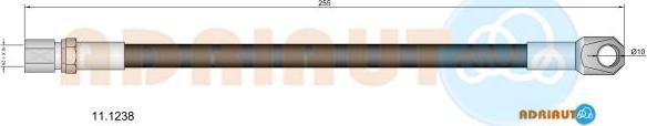 Adriauto 11.1238 - Тормозной шланг abcparts.ee