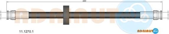 Adriauto 11.1270.1 - Тормозной шланг abcparts.ee