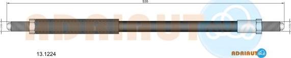 Adriauto 13.1224 - Тормозной шланг abcparts.ee
