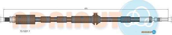 Adriauto 13.1221.1 - Тормозной шланг abcparts.ee