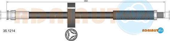 Adriauto 35.1214 - Тормозной шланг abcparts.ee