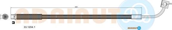Adriauto 33.1204.1 - Тормозной шланг abcparts.ee