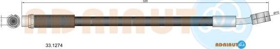 Adriauto 33.1274 - Тормозной шланг abcparts.ee