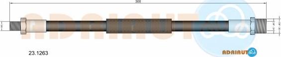 Adriauto 23.1263 - Тормозной шланг abcparts.ee