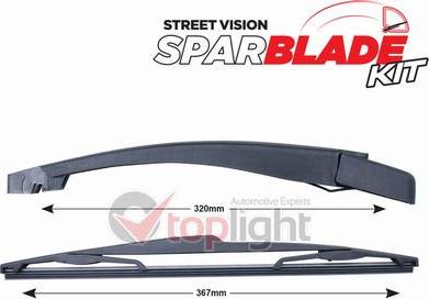 AE TOPLIGHT TRA-C831 - Комплект рычагов стеклоочистителя, система очистки стекол abcparts.ee