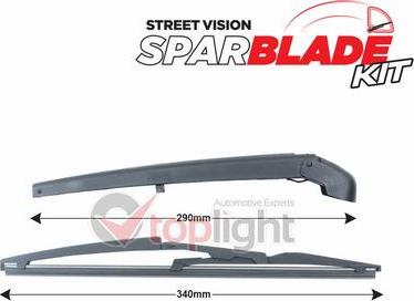 AE TOPLIGHT TRA-F2S5 - Комплект рычагов стеклоочистителя, система очистки стекол abcparts.ee