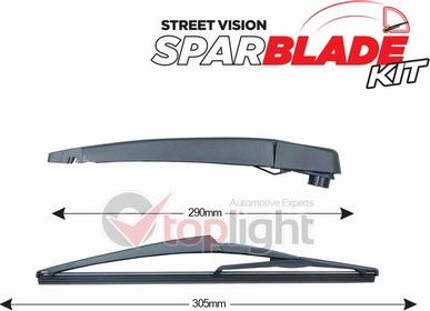 AE TOPLIGHT TRA-P151 - Комплект рычагов стеклоочистителя, система очистки стекол abcparts.ee