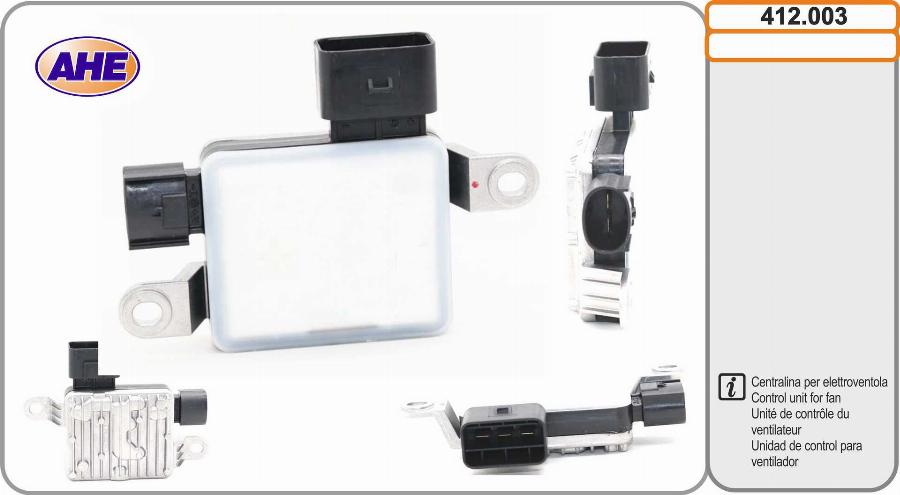 AHE 412.003 - Блок управления, эл. вентилятор (охлаждение двигателя) abcparts.ee