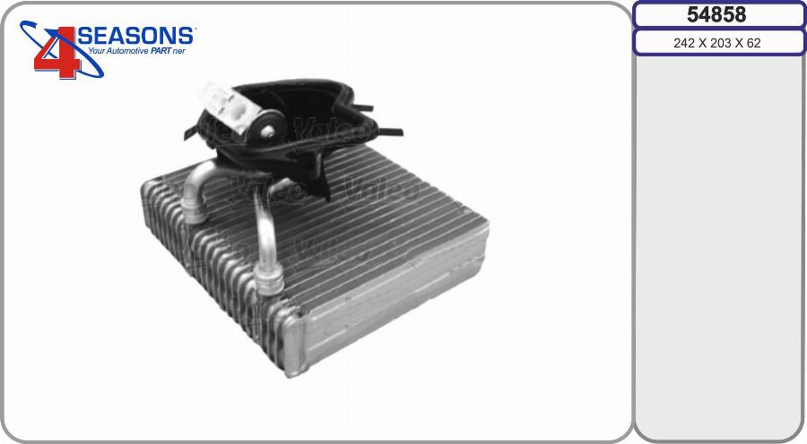 AHE 54858 - Испаритель, кондиционер abcparts.ee