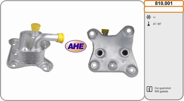 AHE 810.001 - Масляный радиатор, двигательное масло abcparts.ee