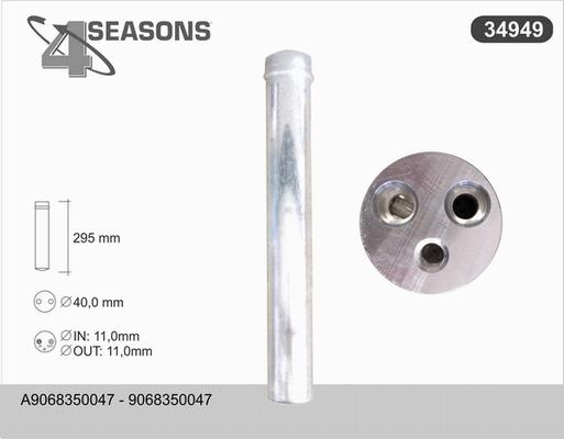 AHE 34949 - Осушитель, кондиционер abcparts.ee