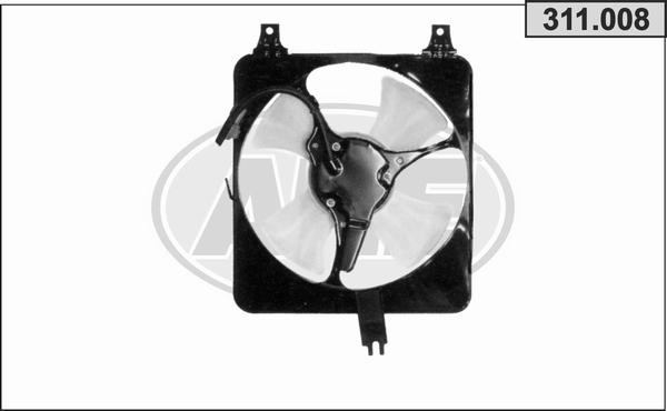 AHE 311.008 - Вентилятор, охлаждение двигателя abcparts.ee