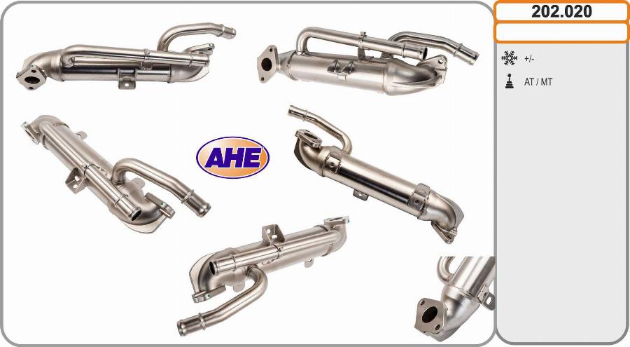 AHE 202.020 - Радиатор, рециркуляция ОГ abcparts.ee