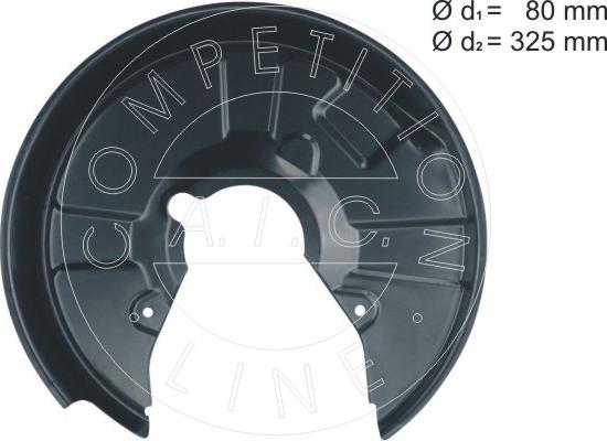 AIC 57066 - Отражатель, защита, тормозной диск abcparts.ee