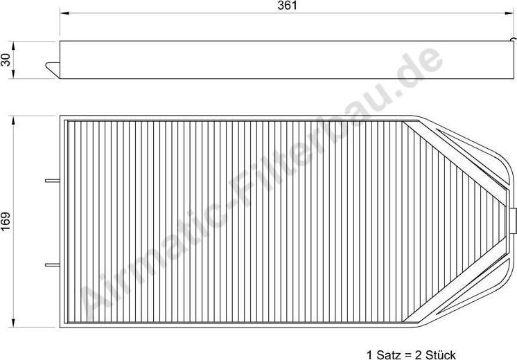 Airmatic IF0080S - Фильтр воздуха в салоне abcparts.ee
