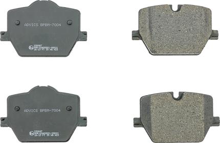 AISIN BPBM-7004 - Тормозные колодки, дисковые, комплект abcparts.ee