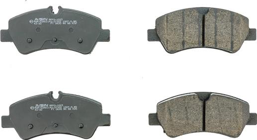 AISIN BPFO-1023 - Тормозные колодки, дисковые, комплект abcparts.ee
