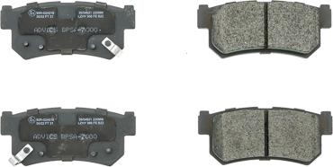 AISIN BPSA-7000 - Тормозные колодки, дисковые, комплект abcparts.ee