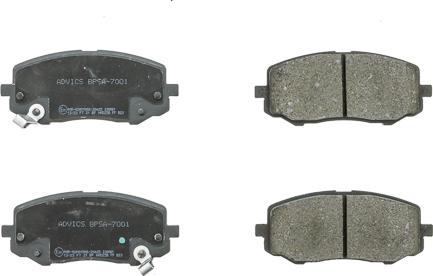 AISIN BPSA-7001 - Тормозные колодки, дисковые, комплект abcparts.ee