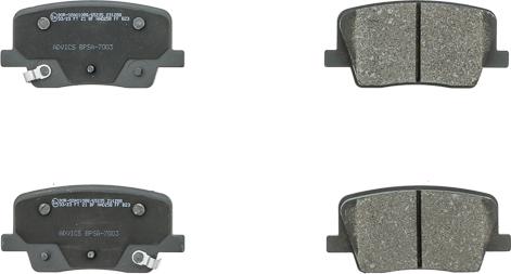AISIN BPSA-7003 - Тормозные колодки, дисковые, комплект abcparts.ee