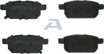 AISIN BPSZ-1001 - Тормозные колодки, дисковые, комплект abcparts.ee