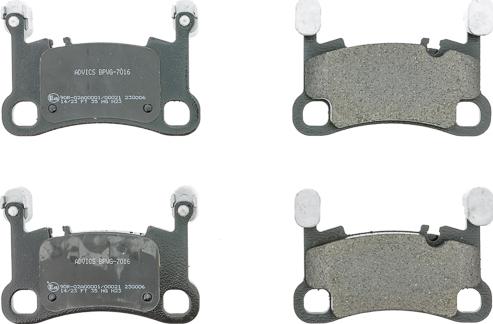 AISIN BPVG-7016 - Тормозные колодки, дисковые, комплект abcparts.ee