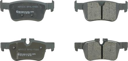 AISIN BPVL-7000 - Тормозные колодки, дисковые, комплект abcparts.ee