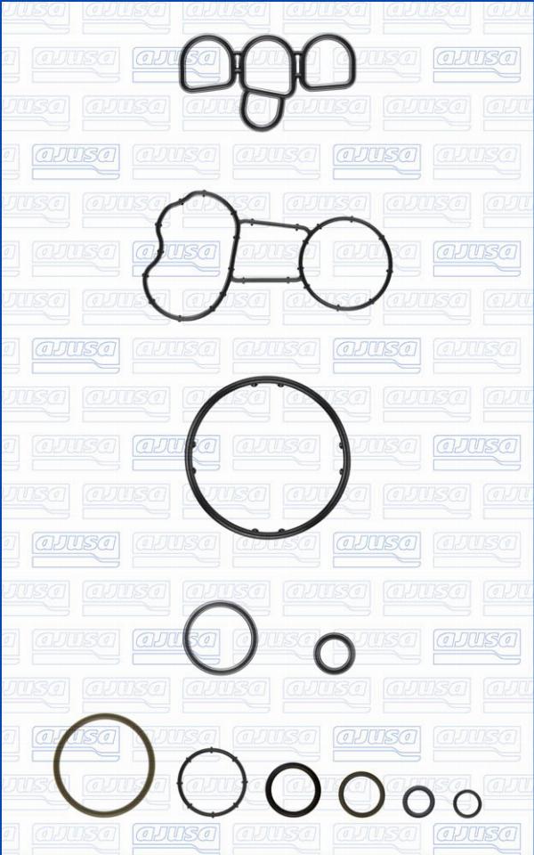 Ajusa 54326000 - Комплект прокладок, блок-картер двигателя abcparts.ee