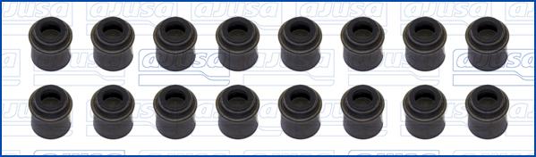 Ajusa 57097700 - Комплект прокладок, стержень клапана abcparts.ee