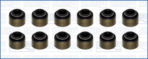 Ajusa 57086800 - Комплект прокладок, стержень клапана abcparts.ee