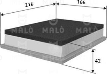 AKRON-MALÒ 1500459 - Воздушный фильтр двигателя abcparts.ee