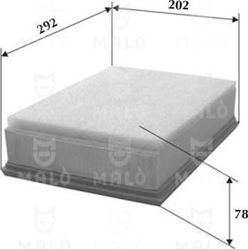 AKRON-MALÒ 1500461 - Воздушный фильтр двигателя abcparts.ee